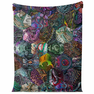 Hex Pattern Montage | Blanket | James Fletcher