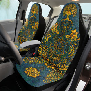 Geometric Gold Green | Seat Covers | Mil Et Une