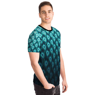 Trippy Peacock Feathers | Unisex T-Shirt | Mandalazed