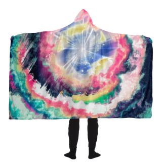 Glitchy Galaxy | Hooded Blanket | Makroverset
