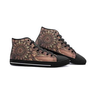 Endless Power of Music Mandala | Unisex High Tops | Mandalazed