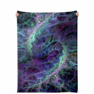 Fractal Fire | Microfleece Blanket | James Fletcher