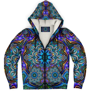 PSYCHEDELIC SYMPHONY | Microfleece Zip Up Hoodie | IMRAN