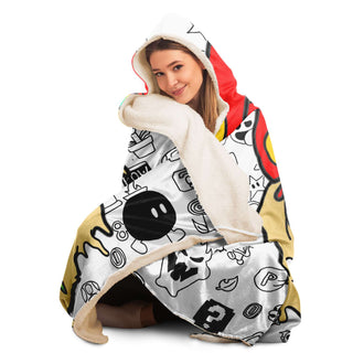 MARIO SPLASH HOODED BLANKET | MIKO ART