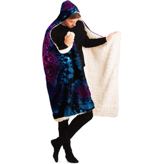 PSYBOX PURPLE HOODED BLANKET | FRACTUALLY