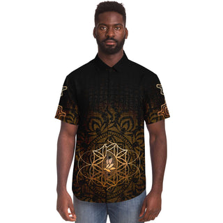 NEFERTITI LOTUS  || Short Sleeve Shirt || COSMIC SHIVA