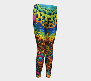 BUBBLEZ YOUTH LEGGINGS | ACIDMATH AI