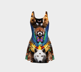 SacredLife || flare dress by Cosmic Shiva