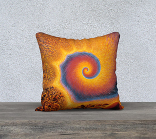 Spiral Genesis 18x18" pillow case from Mark Henson