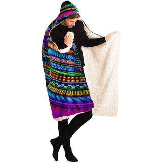 Dmt carousel | Hooded Blanket | Psypepper