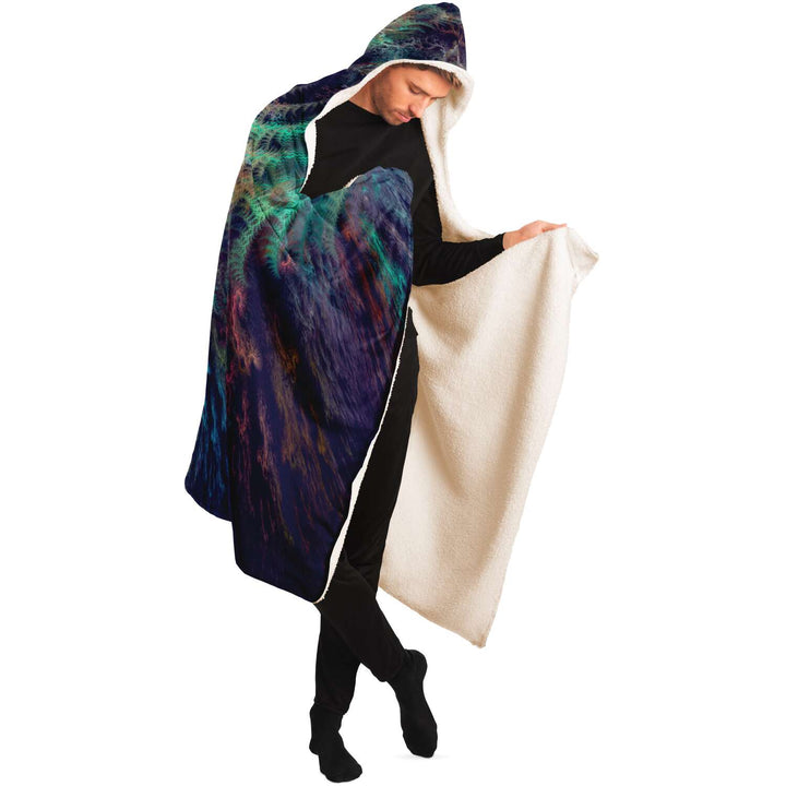 Salvia Drift | Hooded Blanket | James Fletcher