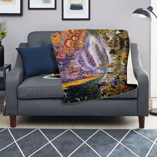 March of Progress MIcrofleece Blanket  | Mark Henson