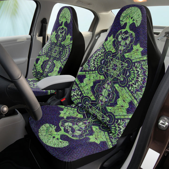 Geometric Purple | Seat Cover | Mil Et Une