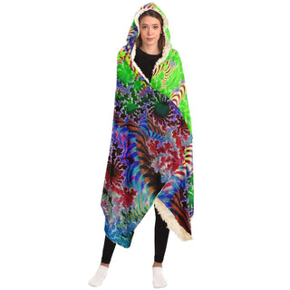 Electric Hum | Hooded Blanket | Makroverset