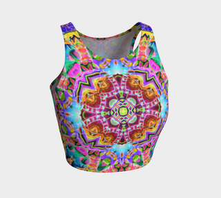 Kaleidos I | Athletic Crop Top | Makroverset