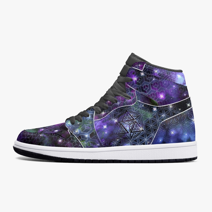 Galaxy 1 | High-Top Leather Sneakers | Psypepper