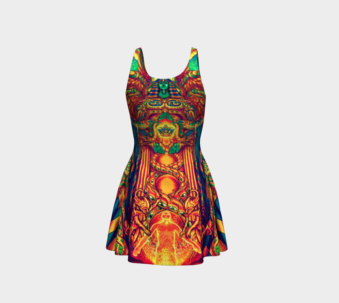 DMT KING | FLARE DRESS | SALVIADROID