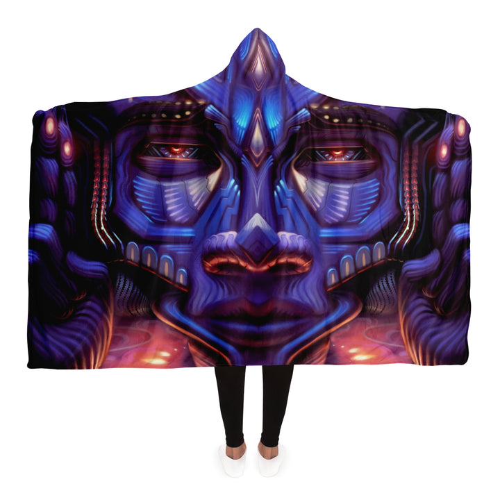 Psilocyborg | Hooded Blanket | Trent Kuhn