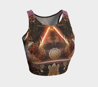 Sak Yant  || Athletic crop top || by Cosmic Shiva