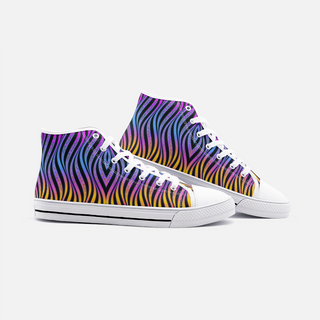 Xenowave | Unisex High Top Canvas Shoes | Hakan Hisim