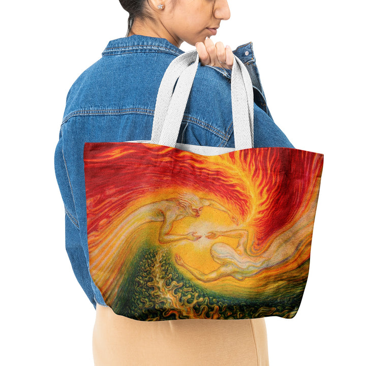 Elemental Heavy Natural Canvas Tote by Mark Henson