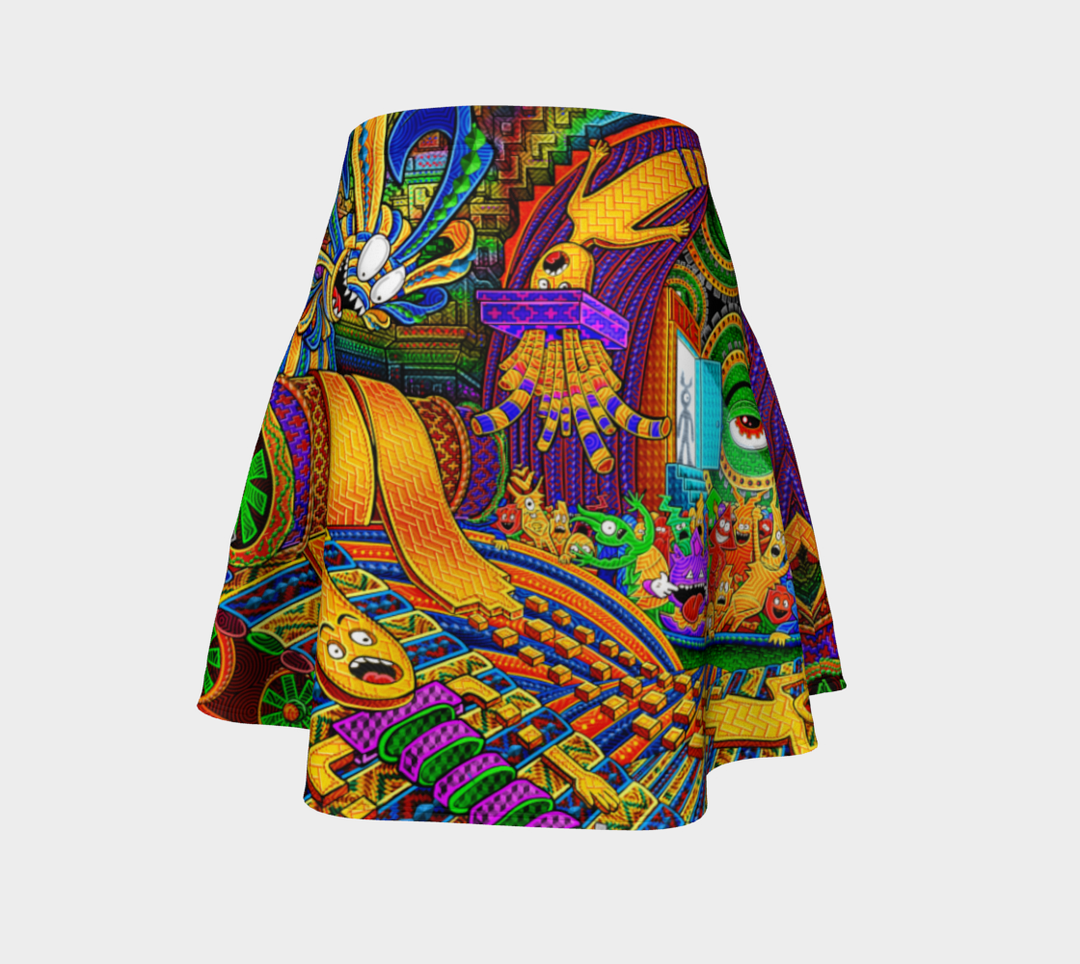 CONDUCTOR OF CONSCIOUSNEESS | FLARE SKIRT | SALVIADROID