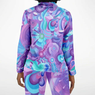 Juicy Candy Flow Satin Pajamas | Dylan Thomas Brooks