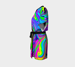COSMIC FLOW KIMONO ROBE | PSYCHEDELIC POUR HOUSE