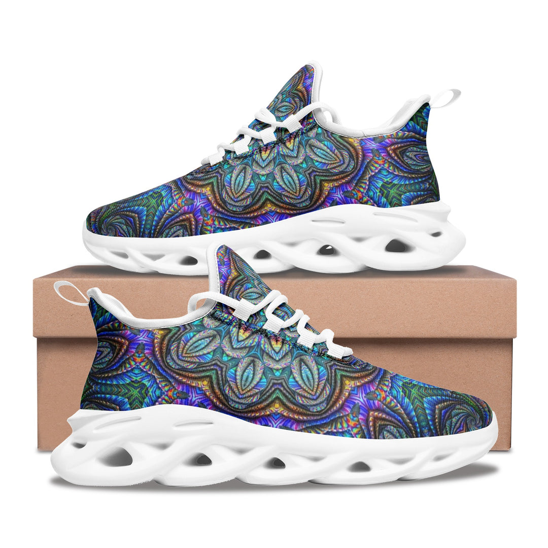 PSYCHEDELIC SYMPHONY | Unisex Bounce Mesh Knit Sneakers | IMRAN