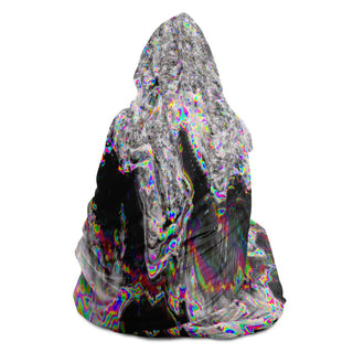 Overglitch_B | Hooded Blanket | Makroverset