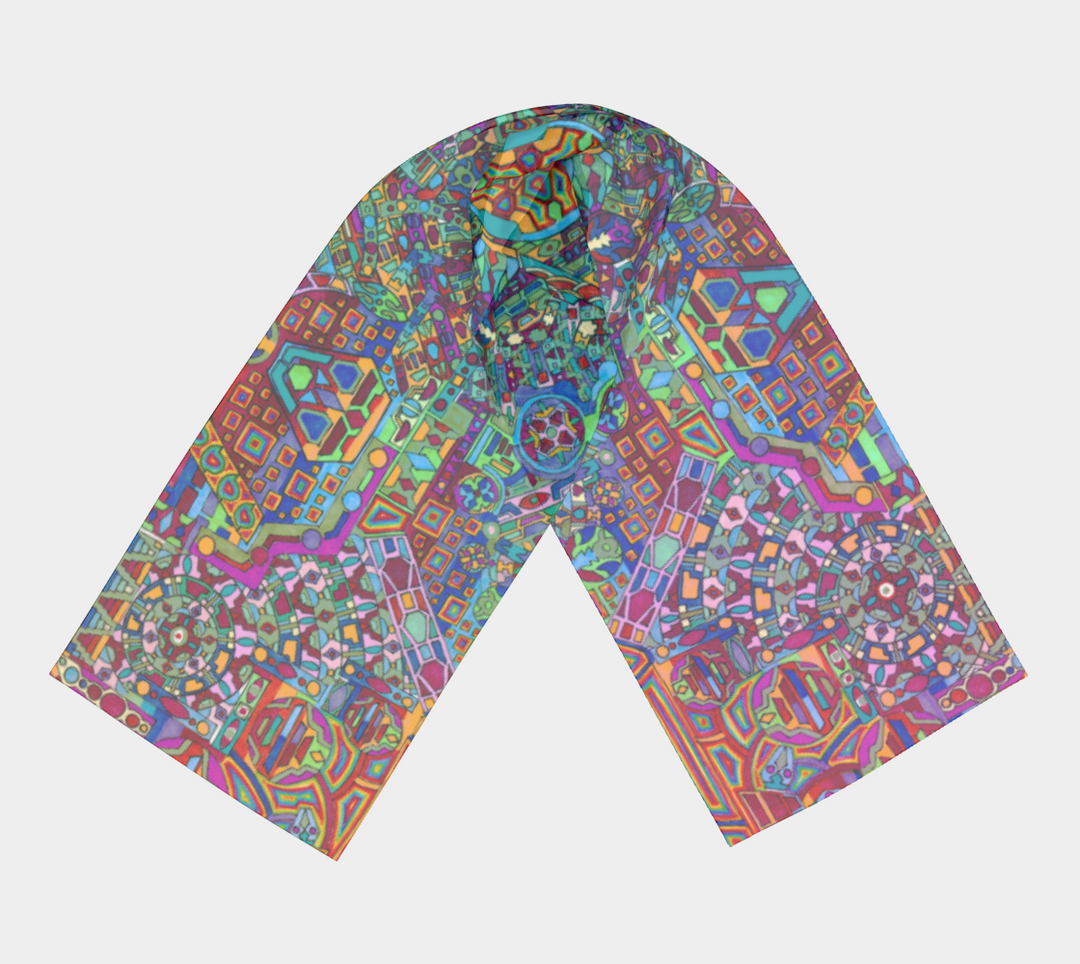 infinity mandala long scarf | Lachlan Wardlaw
