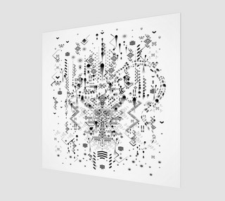 Game Hands White Art Print 20x24 | TAS Visuals