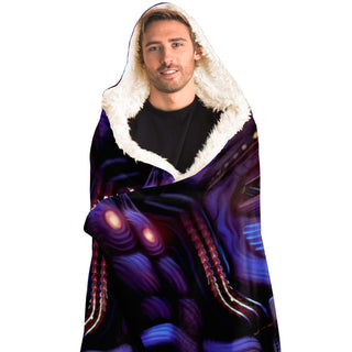 Psilocyborg | Hooded Blanket | Trent Kuhn