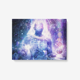 Mind Of Light - 1 Piece Canvas Wall Art 24"x18" | Cameron Gray