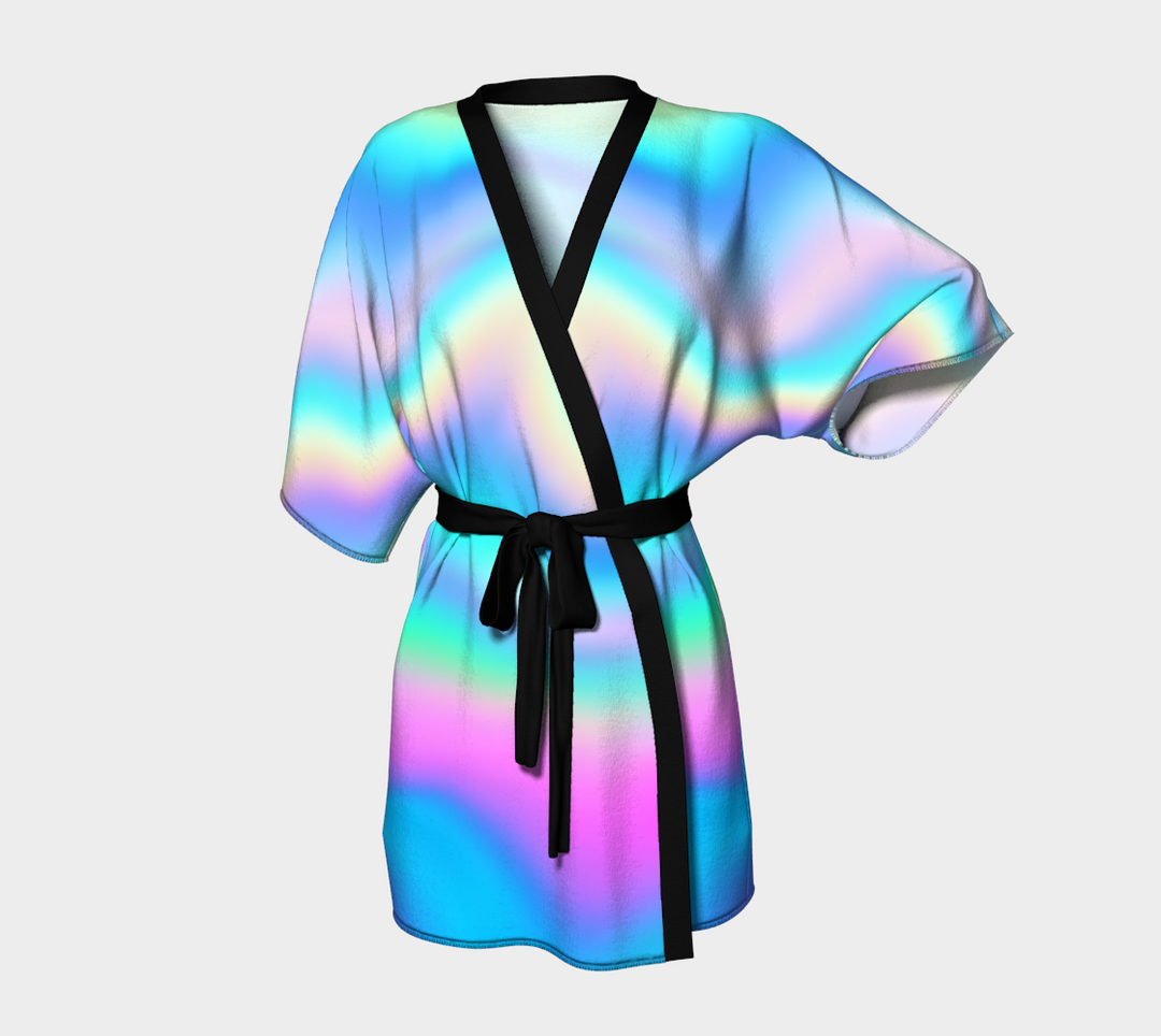 Sky Swirl Kimono Robe | Hubert S
