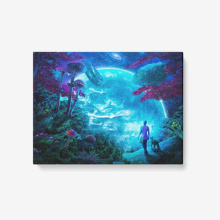Lost Sky - 1 Piece Canvas Wall Art 24"x18" | Cameron Gray