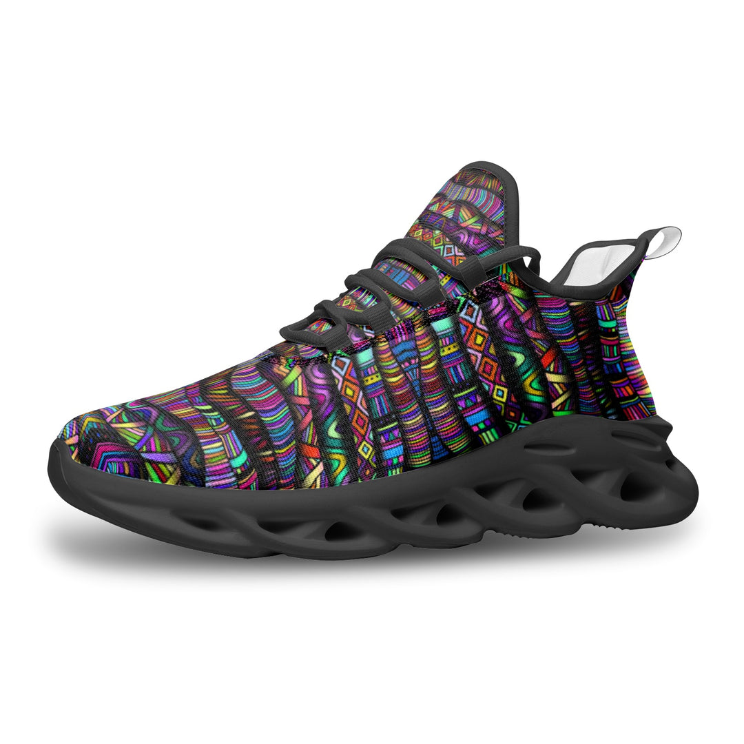 Rainbow Tribe | Unisex Bounce Mesh Knit Sneakers | Hakan Hisim