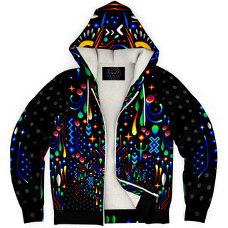 Owl Microfleece Zip up Hoodie | TAS Visuals