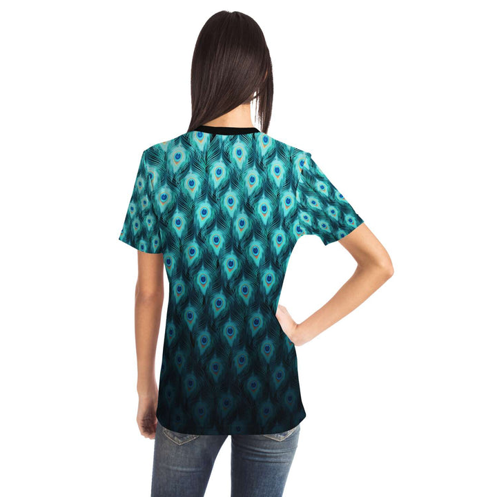 Trippy Peacock Feathers | Unisex T-Shirt | Mandalazed