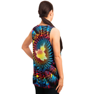 Mandelbrot Buddha | Unisex Tank Top | Makroverset