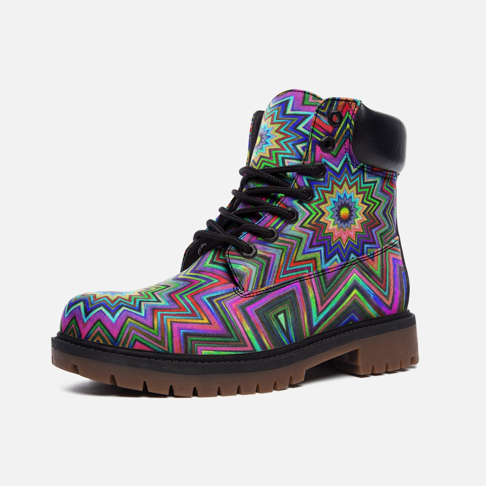 NEON DREAMS | Casual Leather Lightweight boots TB | IMRAN