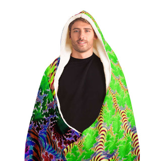 Electric Hum | Hooded Blanket | Makroverset