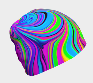 COSMIC FLOW BEANIE | PSYCHEDELIC POUR HOUSE