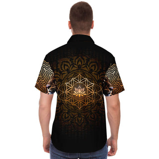 NEFERTITI LOTUS  || Short Sleeve Shirt || COSMIC SHIVA