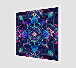 CONVERGENCE PSYCHEDELIC ART PRINT