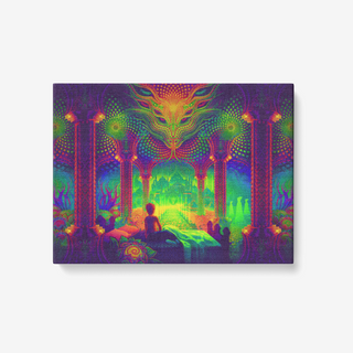 PADAWAN 1  Piece Canvas Wall Art for Living Room - Framed Ready to Hang 24"x18" | SALVIA DROID