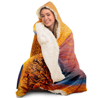 Spiral Genesis | Hooded Blanket | Mark Henson