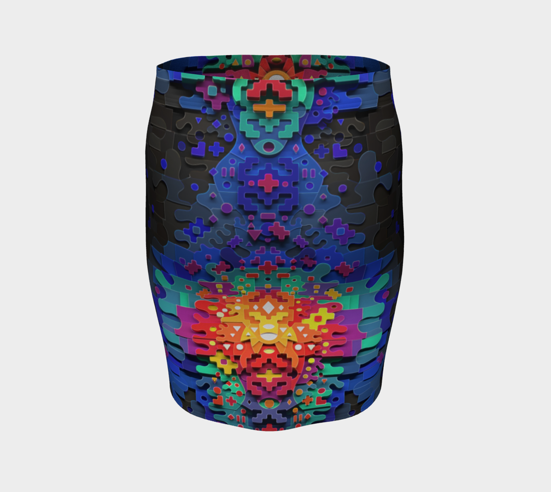Deep Band Fitted Skirt | TAS Visuals