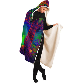 KARGYRAA | HOODED BLANKET | SALVIA DROID