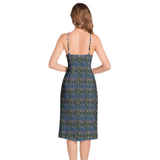 Flower Of Life | Imran | Split Thigh V-Neck Cami Dress